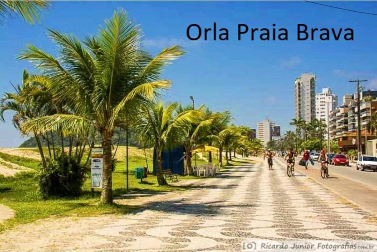 Praia De Caioba De Frente Para O Mar Matinhos Pr Lägenhet Exteriör bild